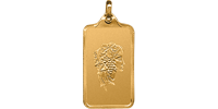 Златно кюлче-медальон "Есен"
