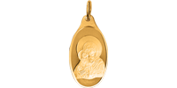 Златно кюлче-медальон "Православна Богородица"