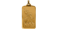 Златно кюлче-медальон "Св. Георги"