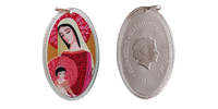 Монета-медальон Мадона с младенеца E. Earle